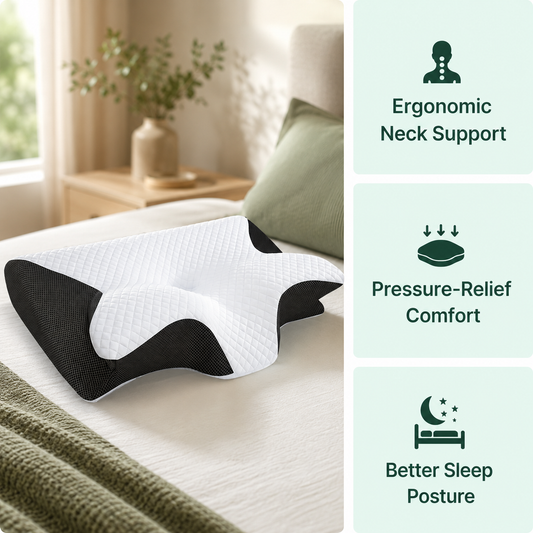 RestArc™ - Ergonomic Neck Support Pillow
