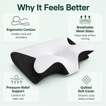 RestArc™ - Ergonomic Neck Support Pillow