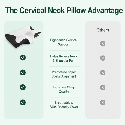 RestArc™ - Ergonomic Neck Support Pillow